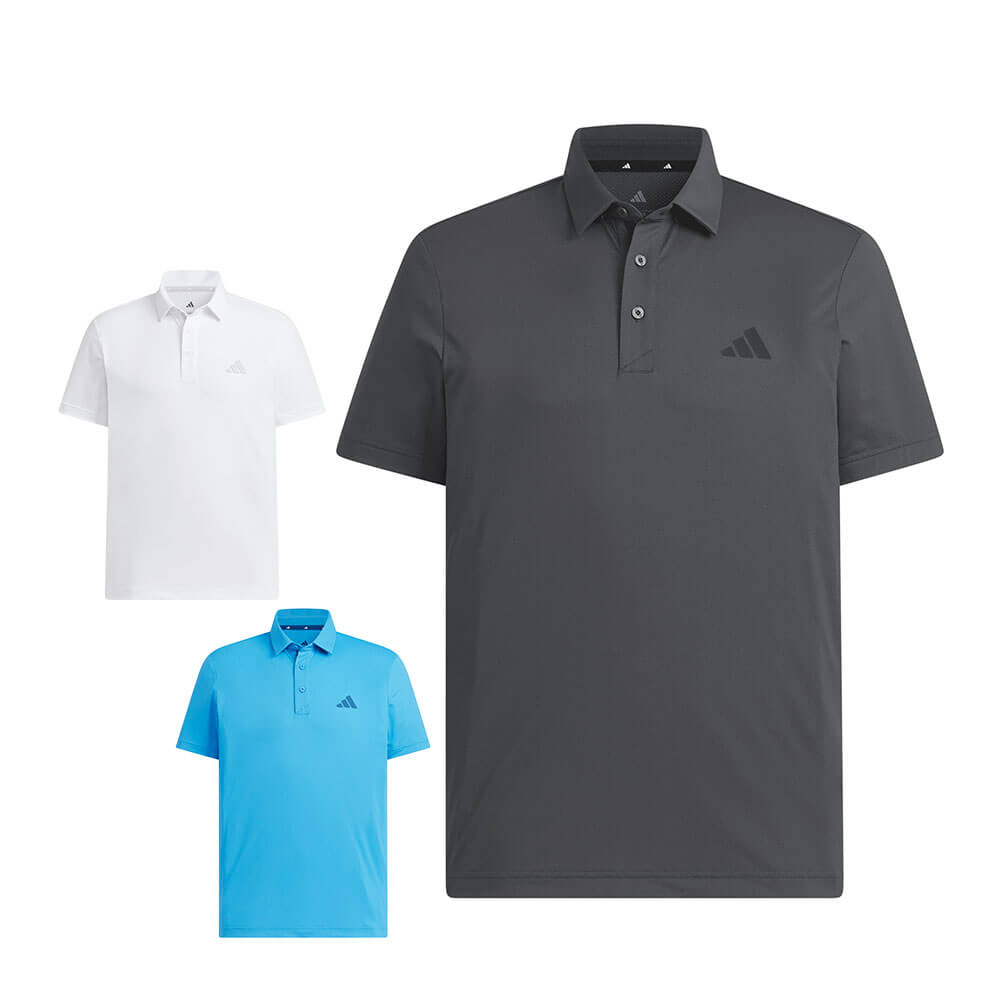 アディダス adidas　メンズ クライマクール 接触冷感チマヨ柄 ボタンダウン 半袖 ポロシャツ CO463　2026年モデル