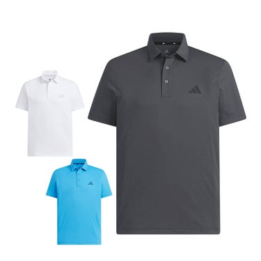 アディダス adidas　メンズ クライマクール 接触冷感チマヨ柄 ボタンダウン 半袖 ポロシャツ CO463　2026年モデル