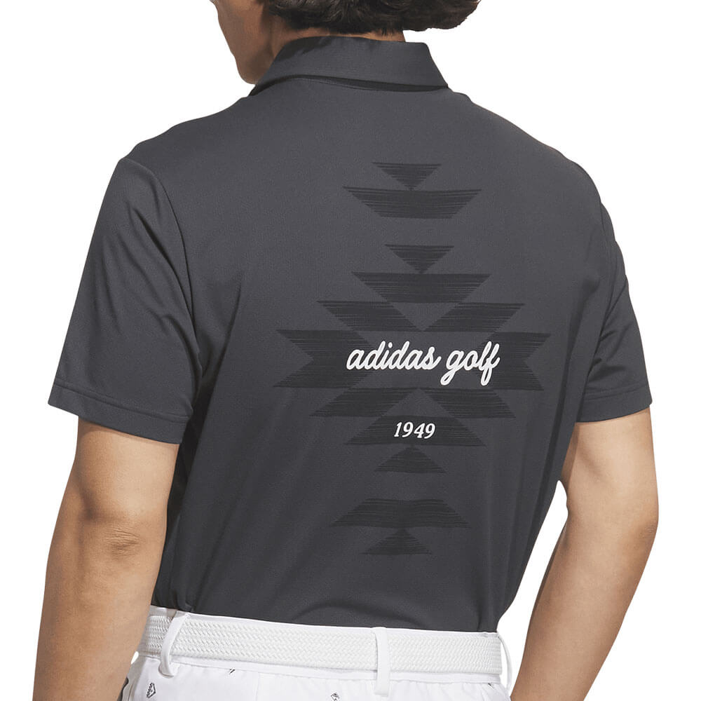 アディダス adidas　メンズ クライマクール 接触冷感チマヨ柄 ボタンダウン 半袖 ポロシャツ CO463　2026年モデル 詳細3