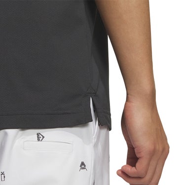 アディダス adidas　メンズ クライマクール 接触冷感チマヨ柄 ボタンダウン 半袖 ポロシャツ CO463　2026年モデル 詳細5