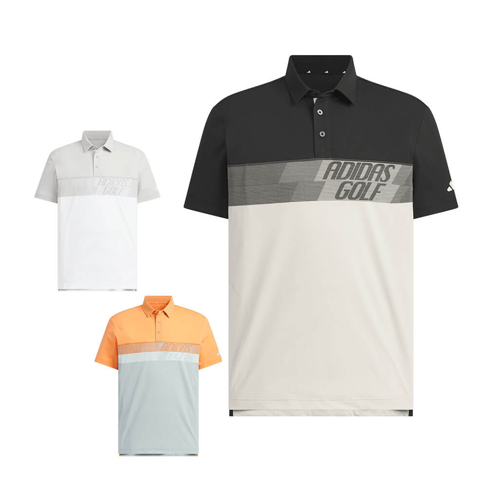 アディダス adidas　メンズ カラーブロック ボタンダウン 半袖 ポロシャツ RG650　2026年モデル