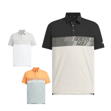 アディダス adidas　メンズ カラーブロック ボタンダウン 半袖 ポロシャツ RG650　2026年モデル