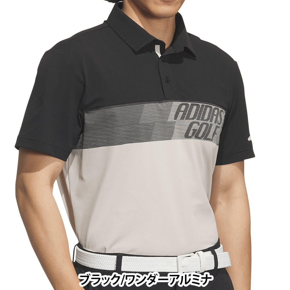 アディダス adidas　メンズ カラーブロック ボタンダウン 半袖 ポロシャツ RG650　2026年モデル 詳細2