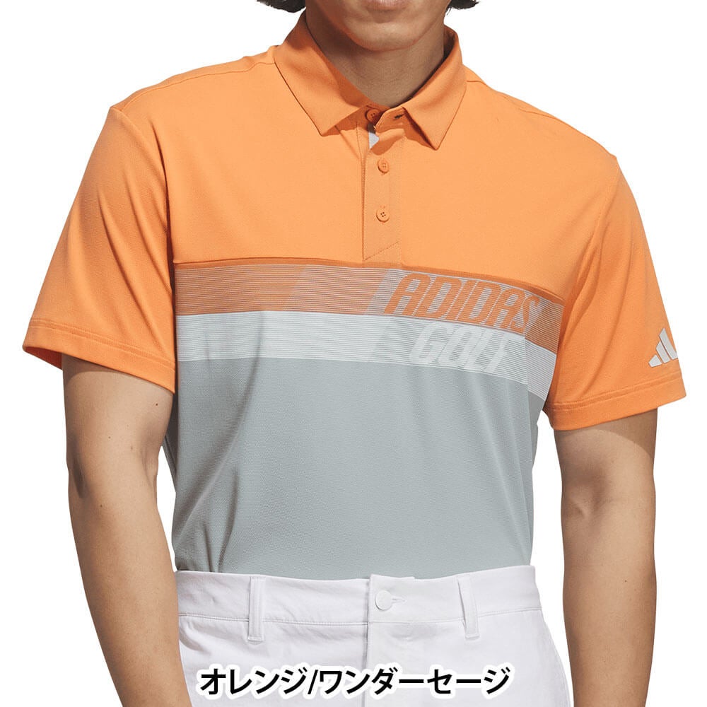 アディダス adidas　メンズ カラーブロック ボタンダウン 半袖 ポロシャツ RG650　2026年モデル 詳細5