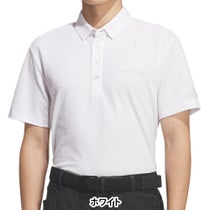 アディダス adidas　メンズ クライマクール シアサッカー ボタンダウン 半袖 ポロシャツ ZG328　2026年モデル