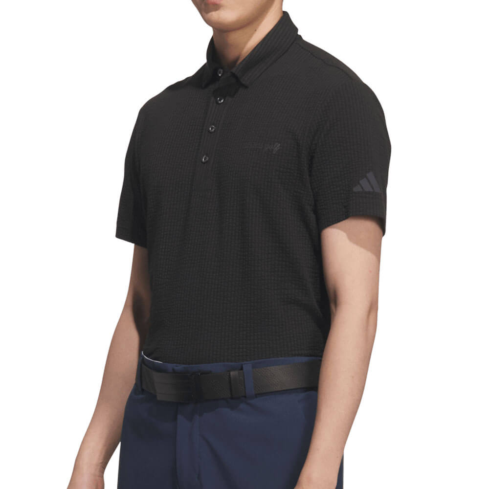アディダス adidas　メンズ クライマクール シアサッカー ボタンダウン 半袖 ポロシャツ ZG328　2026年モデル 詳細8