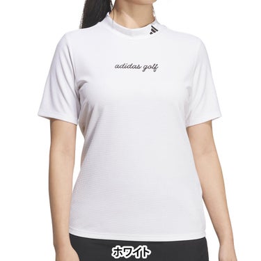 アディダス adidas　レディース クライマクール 半袖 モックネックシャツ CD014　2026年モデル 詳細2