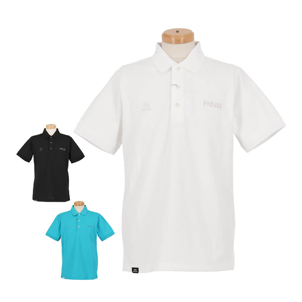 ピン PING　メンズ レイブロック 半袖 ポロシャツ 621-6160203　2026年モデル 詳細1