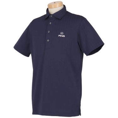 ピンゴルフ メンズ ストライプジャカード 半袖 ポロシャツ 621-6160307 [2026年春夏モデル] 詳細10