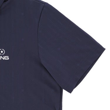 ピンゴルフ メンズ ストライプジャカード 半袖 ポロシャツ 621-6160307 [2026年春夏モデル] 詳細12