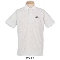 ピン PING　メンズ バイアスチェックプリント 半袖 ポロシャツ 621-6160403　2026年モデル