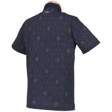 ピンゴルフ メンズ バイアスチェックプリント 半袖 ポロシャツ 621-6160403 [2026年春夏モデル] 詳細13