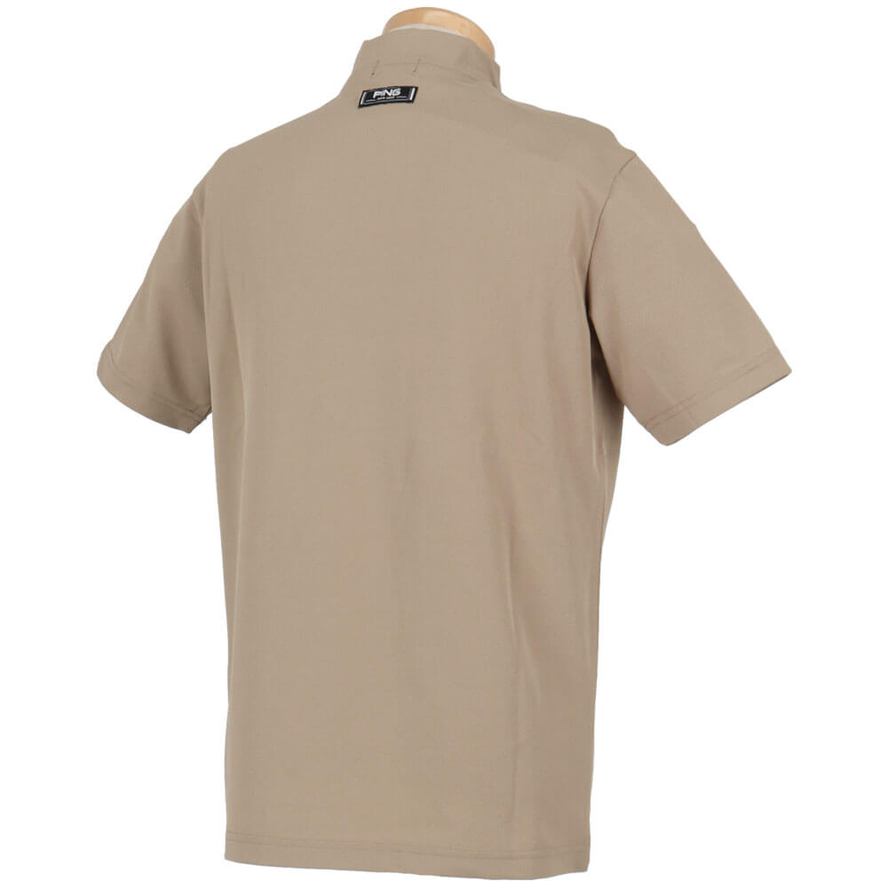 ピンゴルフ メンズ アップリケ 半袖 ハイネックシャツ 621-6167201 [2026年春夏モデル] 詳細6