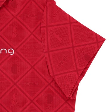 ピンゴルフ レディース バイアスチェックプリント 半袖 ポロシャツ 622-6160402 [2026年春夏モデル] 詳細9