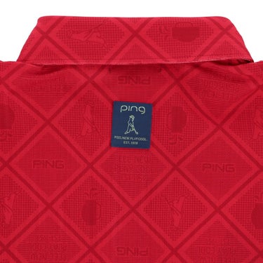 ピンゴルフ レディース バイアスチェックプリント 半袖 ポロシャツ 622-6160402 [2026年春夏モデル] 詳細10