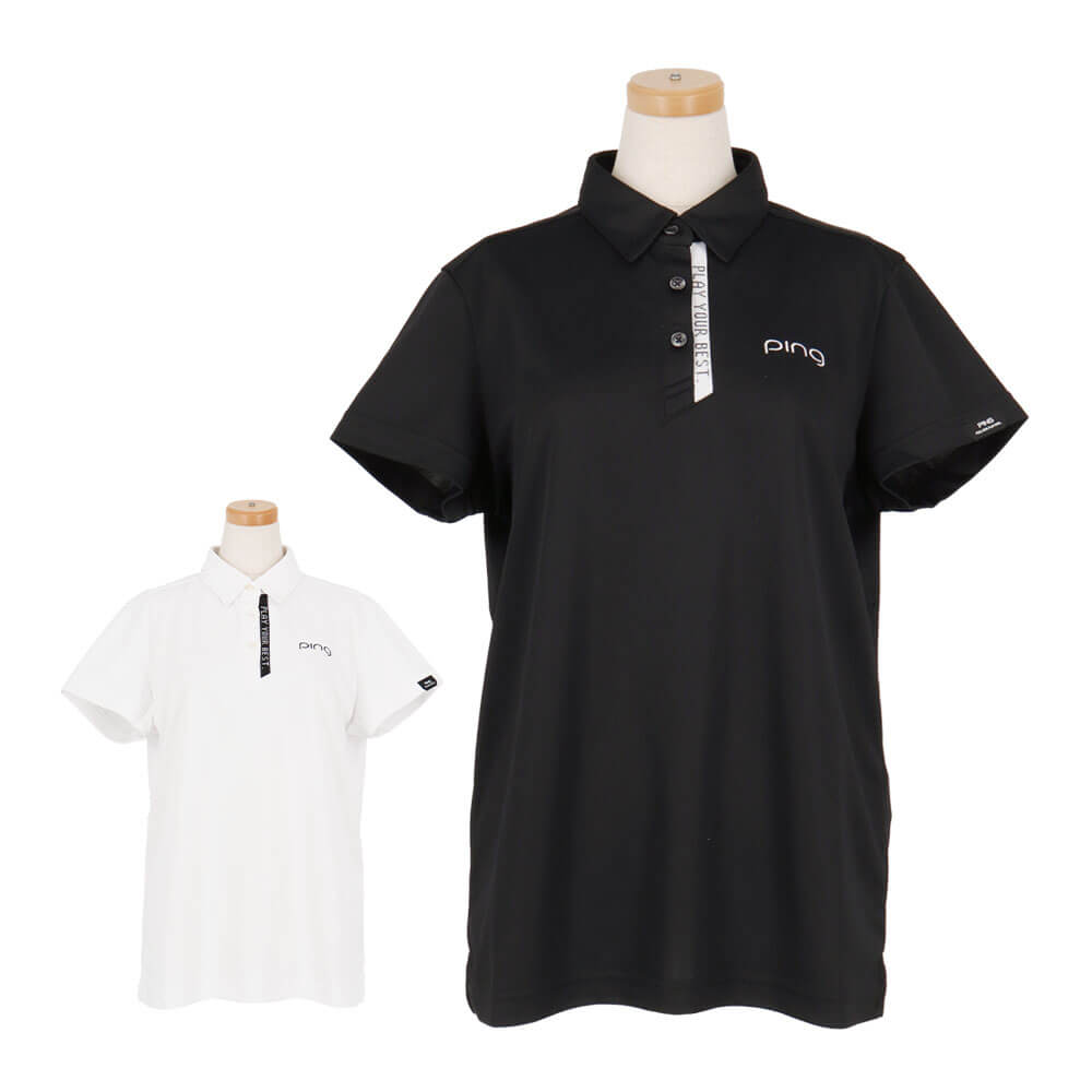 ピン PING　レディース サンベール クールフロー 半袖 ポロシャツ 622-6160404　2026年モデル 詳細1