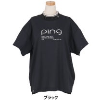 ピン PING レディース 変形カノコ 半袖 ハイネックシャツ 622-6167300 2026年モデル
