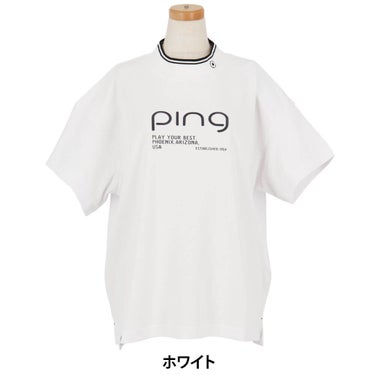 ピンゴルフ レディース 変形カノコ 半袖 ハイネックシャツ 622-6167300 [2026年春夏モデル] 詳細5