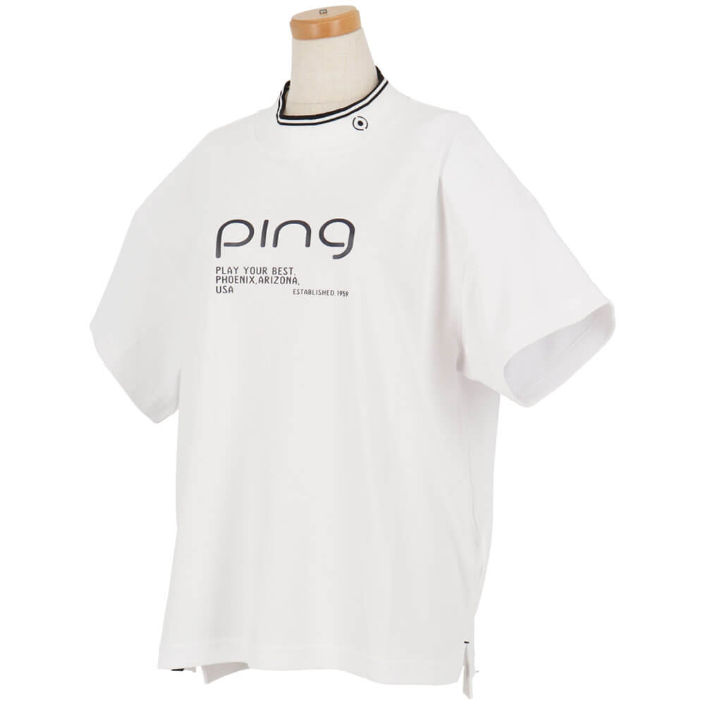 ピンゴルフ レディース 変形カノコ 半袖 ハイネックシャツ 622-6167300 [2026年春夏モデル] 詳細7