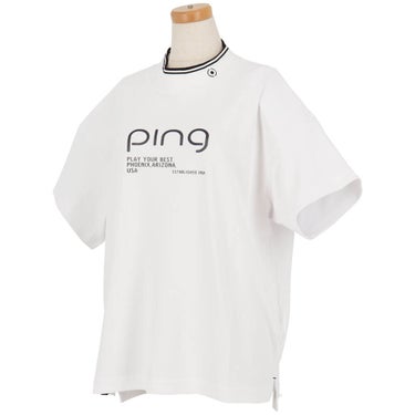 ピンゴルフ レディース 変形カノコ 半袖 ハイネックシャツ 622-6167300 [2026年春夏モデル] 詳細7