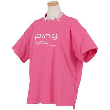 ピンゴルフ レディース 変形カノコ 半袖 ハイネックシャツ 622-6167300 [2026年春夏モデル] 詳細10