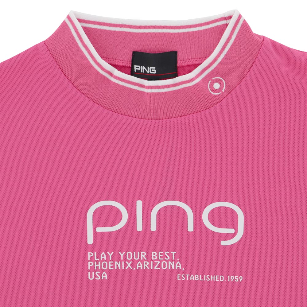 ピンゴルフ レディース 変形カノコ 半袖 ハイネックシャツ 622-6167300 [2026年春夏モデル] 詳細11