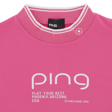 ピンゴルフ レディース 変形カノコ 半袖 ハイネックシャツ 622-6167300 [2026年春夏モデル] 詳細11