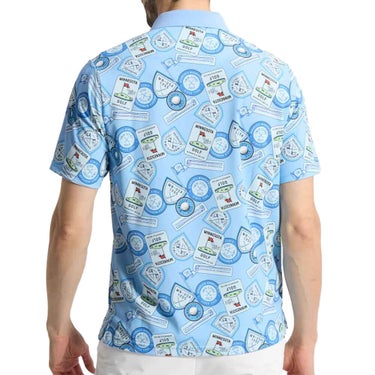 マンシングウェア メンズ ワッペン総柄プリント 半袖ポロシャツ MG6SHS35M ゴルフウェア [2026年春夏モデル] 詳細5