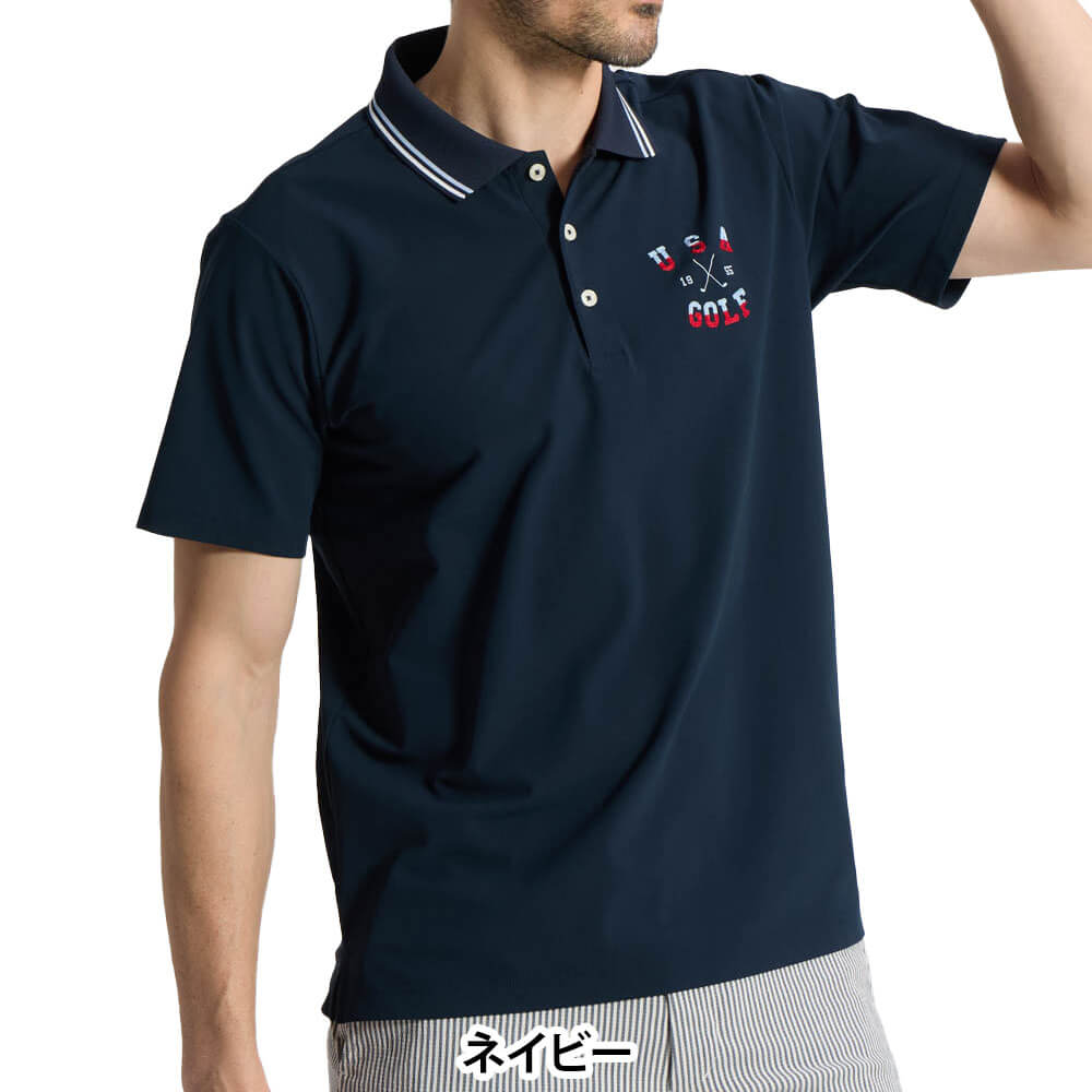 マンシングウェア メンズ ロゴ刺繍 半袖ポロシャツ MG6SHS36M ゴルフウェア [2026年春夏モデル] 詳細4