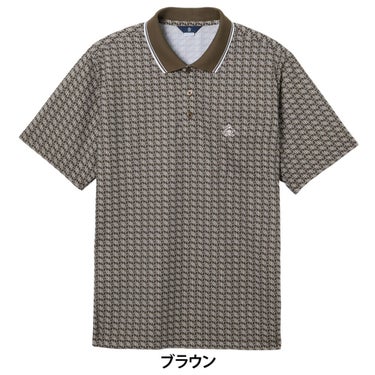 マンシングウェア メンズ モノグラムグラフィックプリント 半袖ポロシャツ MG6SHS58M ゴルフウェア [2026年春夏モデル] 詳細2