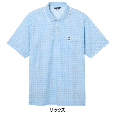 マンシングウェア メンズ モノグラムグラフィックプリント 半袖ポロシャツ MG6SHS58M ゴルフウェア [2026年春夏モデル] 詳細8