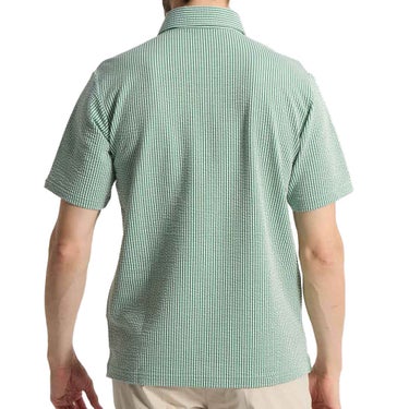 マンシングウェア メンズ ストレッチ シアサッカーストライプ台襟付き 半袖ポロシャツ MG6SHS59M ゴルフウェア [2026年春夏モデル] 詳細3