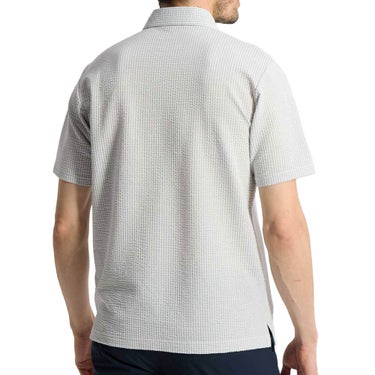 マンシングウェア メンズ ストレッチ シアサッカーストライプ台襟付き 半袖ポロシャツ MG6SHS59M ゴルフウェア [2026年春夏モデル] 詳細5