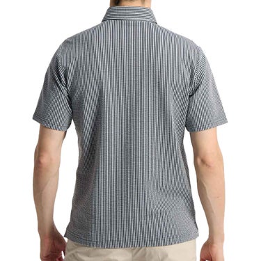 マンシングウェア メンズ ストレッチ シアサッカーストライプ台襟付き 半袖ポロシャツ MG6SHS59M ゴルフウェア [2026年春夏モデル] 詳細7