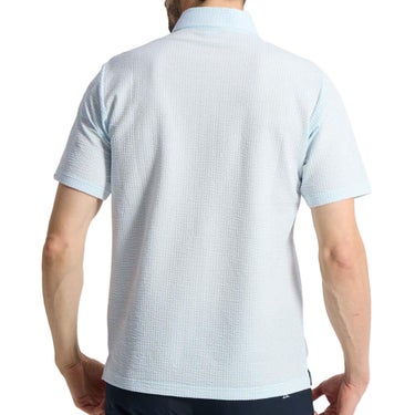 マンシングウェア メンズ ストレッチ シアサッカーストライプ台襟付き 半袖ポロシャツ MG6SHS59M ゴルフウェア [2026年春夏モデル] 詳細9