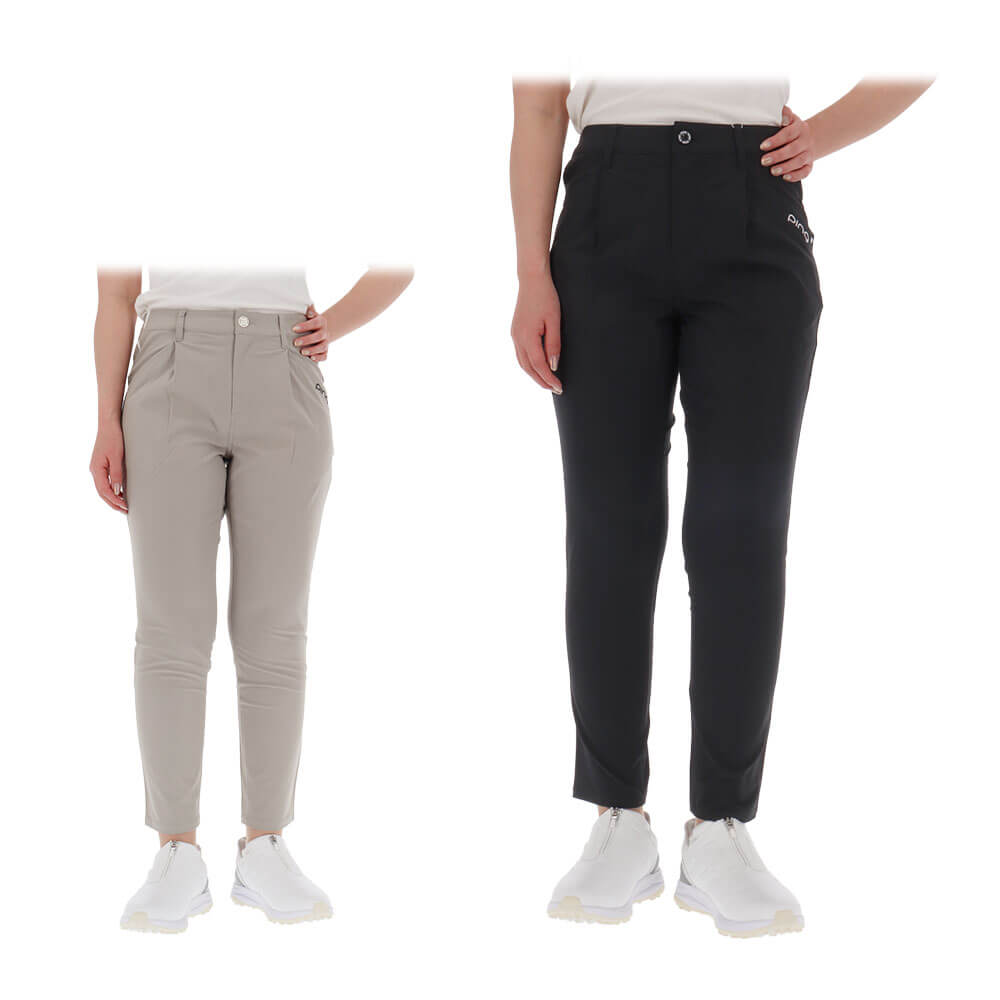 ピン PING　レディース 二重織フィット&ストレッチ ワンタック テーパードパンツ 622-6131200　2026年モデル 詳細1