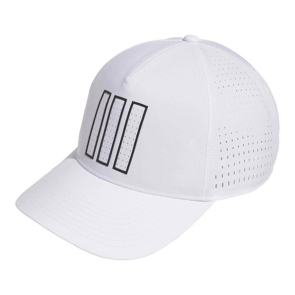 アディダス adidas　メンズ クライマクール スリーストライプス テック キャップ CN196 KB6944 ホワイト　2026年モデル ホワイト