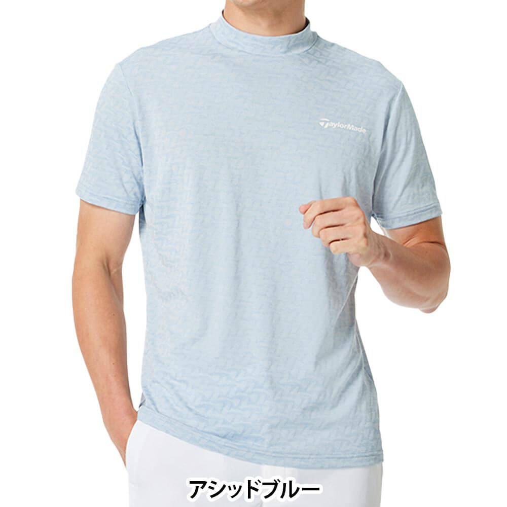 テーラーメイド TaylorMade メンズ ジャカード 半袖 モックネックシャツ TL761 2026年モデル