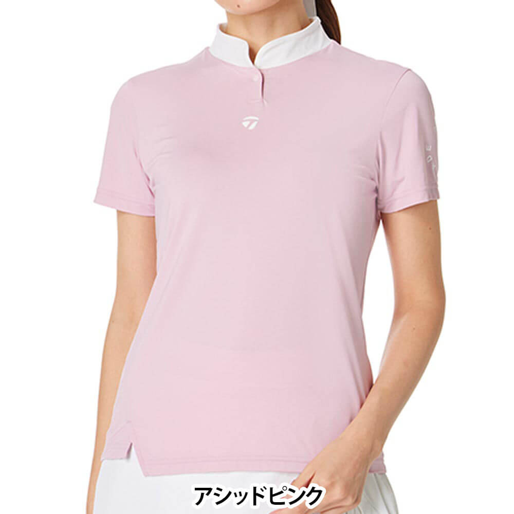 テーラーメイド TaylorMade レディース 半袖 モックネックシャツ TL817
