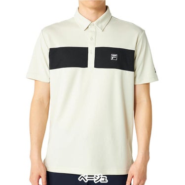フィラ FILA　メンズ 配色切替 半袖 ポロシャツ 745-532Y　2025年モデル 詳細2