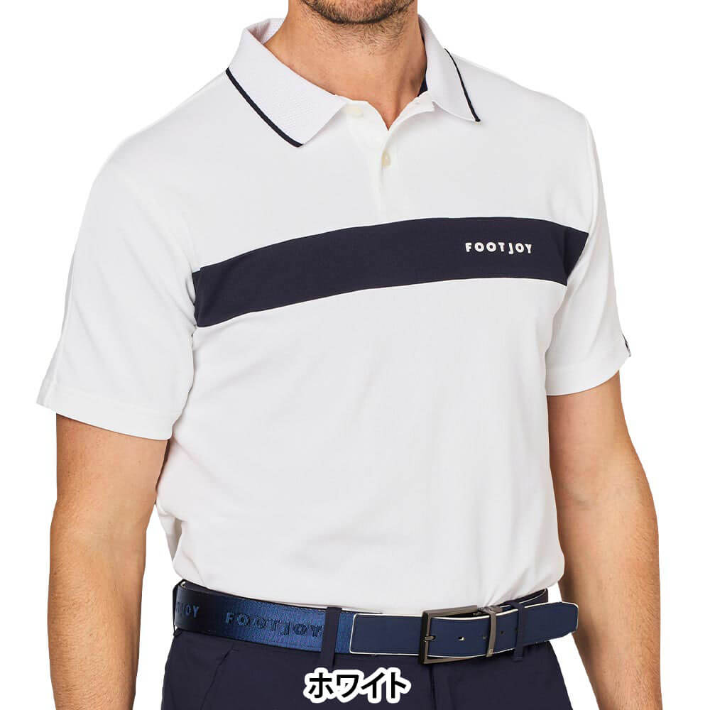 フットジョイ FootJoy メンズ チェストライン 半袖 ポロシャツ FJ-S25