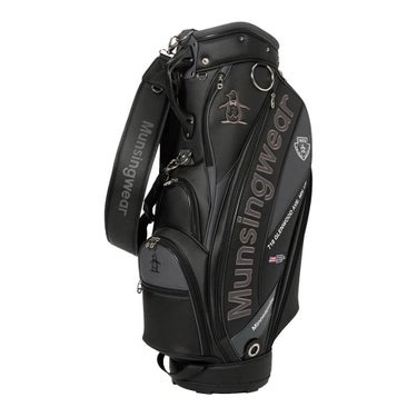 マンシングウェア Munsingwear　メンズ アクティブ キャディバッグ MG6SCB00M BK00 ブラック　2026年モデル ブラック