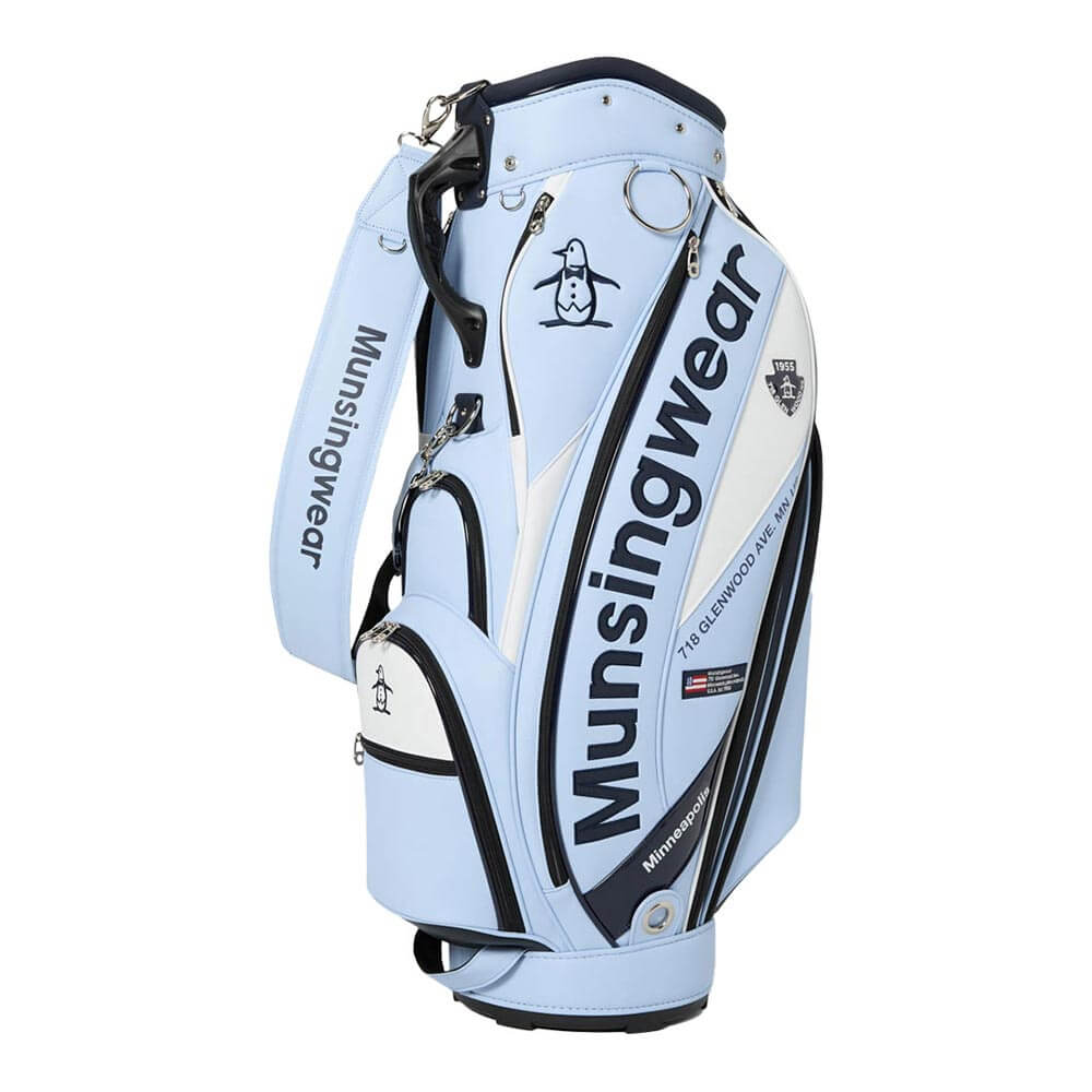 マンシングウェア Munsingwear メンズ アクティブ キャディバッグ MG6SCB00M BL00 ブルー 2026年モデル