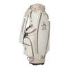 マンシングウェア Munsingwear　メンズ 総柄 キャディバッグ MG6SCB06U BG00 ベージュ　2026年モデル ベージュ