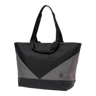 マンシングウェア Munsingwear　メンズ バイカラー ダブルハンドル トートバッグ MG6STT00U BK00 ブラック　2026年モデル ブラック