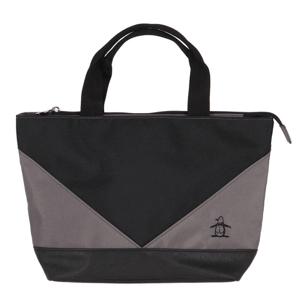 マンシングウェア Munsingwear　メンズ バイカラー カートバッグ MG6STT40U BK00 ブラック　2026年モデル ブラック