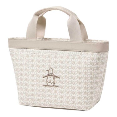 マンシングウェア Munsingwear　レディース 総柄 カートバッグ 保冷機能付き MG6STT44L BG00 ベージュ　2026年モデル ベージュ