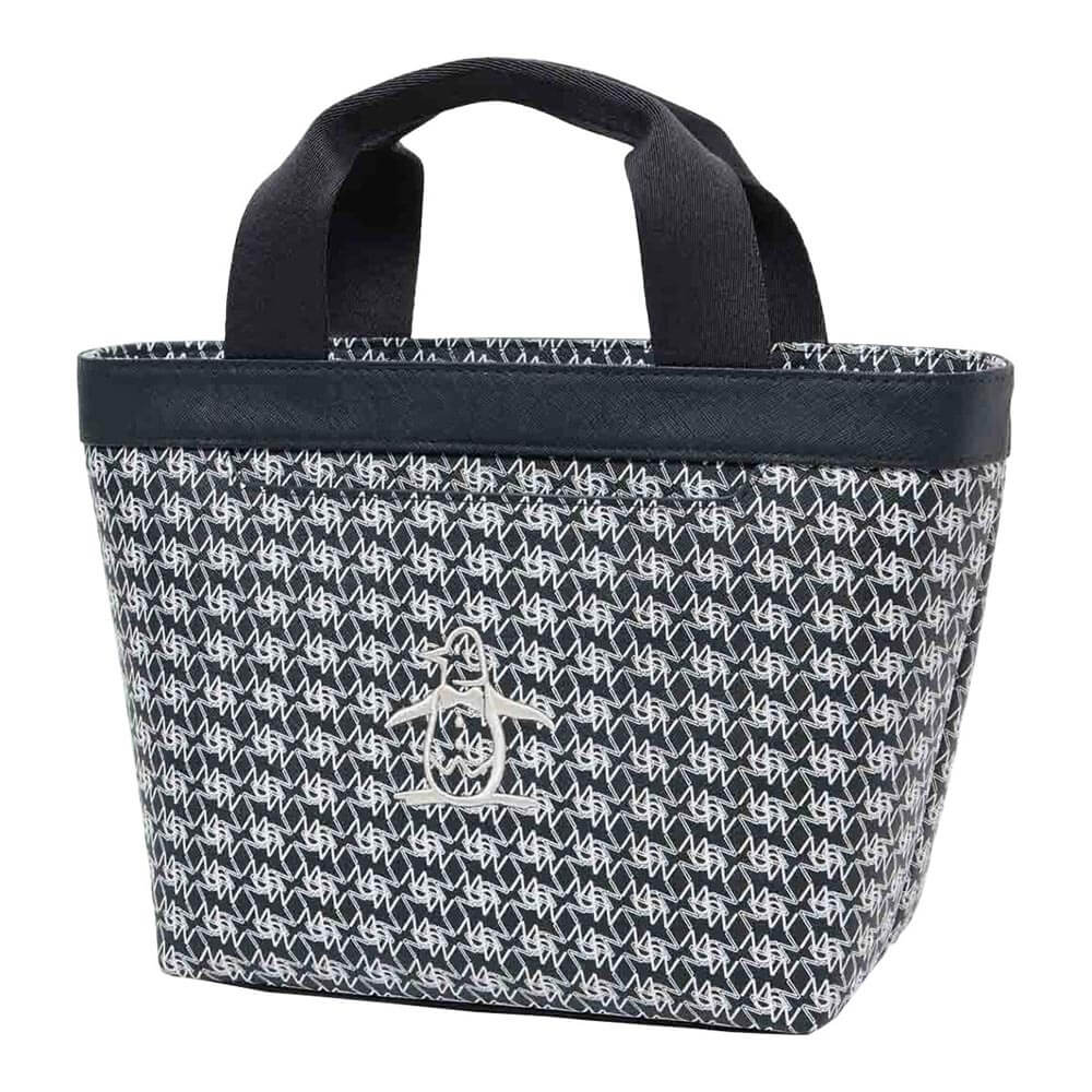 マンシングウェア Munsingwear　レディース 総柄 カートバッグ 保冷機能付き MG6STT44L NV00 ネイビー　2026年モデル ネイビー
