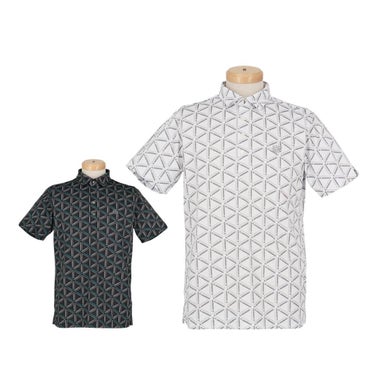 セントアンドリュース St ANDREWS　メンズ トライアングルロゴプリント 半袖 ポロシャツ 042-6160557　2026年モデル