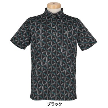 セントアンドリュース St ANDREWS　メンズ トライアングルロゴプリント 半袖 ポロシャツ 042-6160557　2026年モデル 詳細2